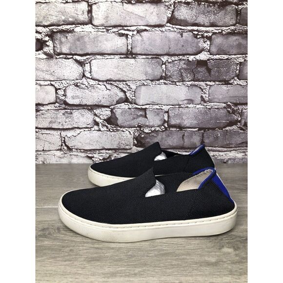Rothy’s Black Knit Fabric The Original Slip On Sneaker Shoes Women 6M US/36.5EU - Picture 8 of 16